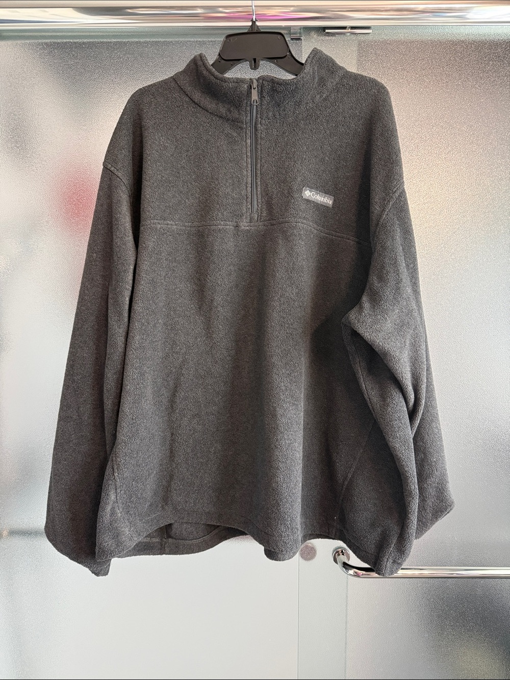 Columbia Men’s Charcoal Gray Half-Zip Fleece Pullover